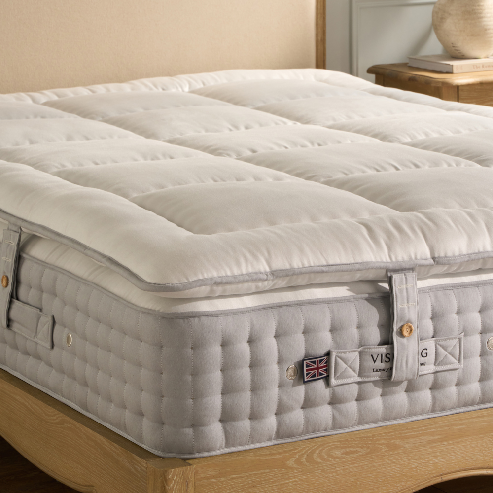 Vispring Pillowtop Mattress Topper, Super King